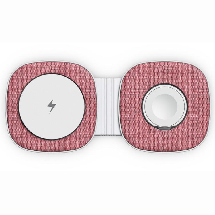 Caricabatterie wireless magnetico portatile pieghevole 3 in 1 T2 da 15 W