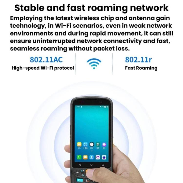 MC405 Terminale palmare PDA Android 11 da 4 pollici per logistica di magazzino ed e-commerce, US, EU, UK, AU