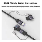 Adattatore di ricarica Type-C per smartwatch, compatibile con Imoo Watch Phone Z6A / Z6S / Z6Pro / Z7 / Z7A / Z7S / Z8 / Z8A / Z9 / Z10