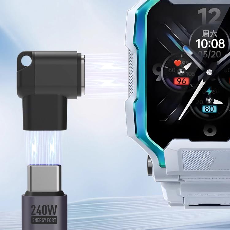 Adattatore di ricarica Type-C per smartwatch, compatibile con Imoo Watch Phone Z6A / Z6S / Z6Pro / Z7 / Z7A / Z7S / Z8 / Z8A / Z9 / Z10