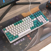 ZIYOULANG K3 Korean 1.5m Wired Mechanical Keyboard, Microglow Hot-Swap Red Switch, Aqua Green Hot-Swap Blue Switch, Welding Switch Aqua Green Red Switch, Welding Switch Bee Red Switch, Welding Switch Microglow Red Switch