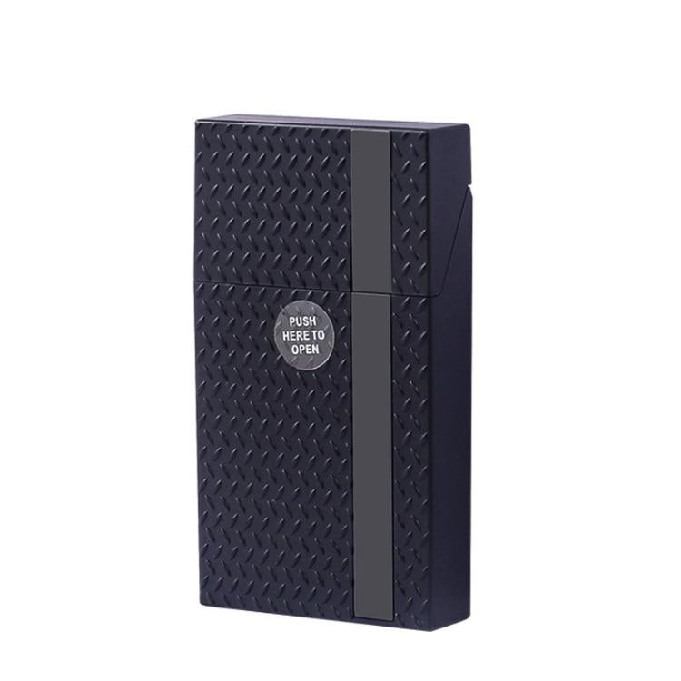 Elegante porta sigarette a righe verticali, confezione da 20 pezzi, porta sigarette sottile e resistente all'umidità.