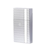 Elegante porta sigarette a righe verticali, confezione da 20 pezzi, porta sigarette sottile e resistente all'umidità.