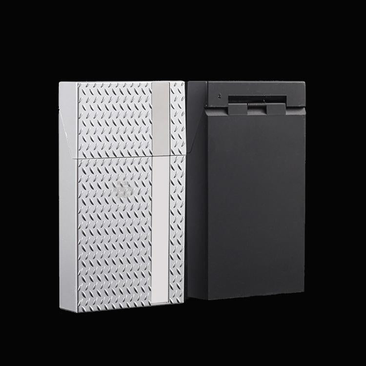 Elegante porta sigarette a righe verticali, confezione da 20 pezzi, porta sigarette sottile e resistente all'umidità.