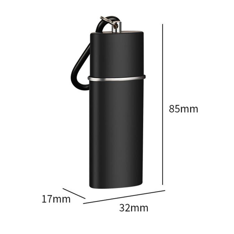Posacenere tascabile portatile con cassetto estraibile, mini contenitore per cenere a prova di perdite con rivestimento in metallo, ideale per esterni, auto e viaggi.