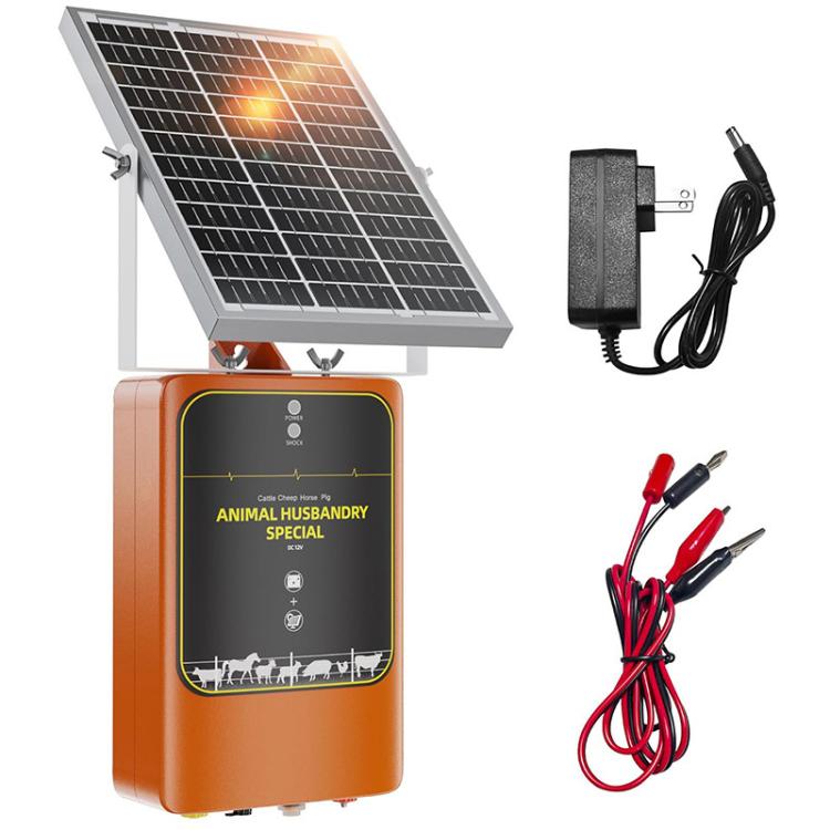 TYN10 Caricabatterie a impulsi per recinzioni elettriche per bestiame ad energia solare, US Plug, EU Plug, UK Plug