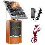 TYN10 Caricabatterie a impulsi per recinzioni elettriche per bestiame ad energia solare, US Plug, EU Plug, UK Plug