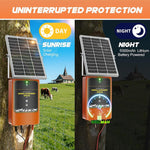 TYN10 Caricabatterie a impulsi per recinzioni elettriche per bestiame ad energia solare, US Plug, EU Plug, UK Plug