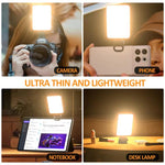 Luce LED magnetica 128 LED per selfie e videoconferenze