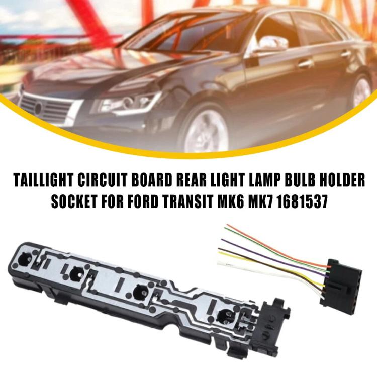 Circuito stampato e connettore del cablaggio per fanale posteriore Ford Transit MK6 / MK7
