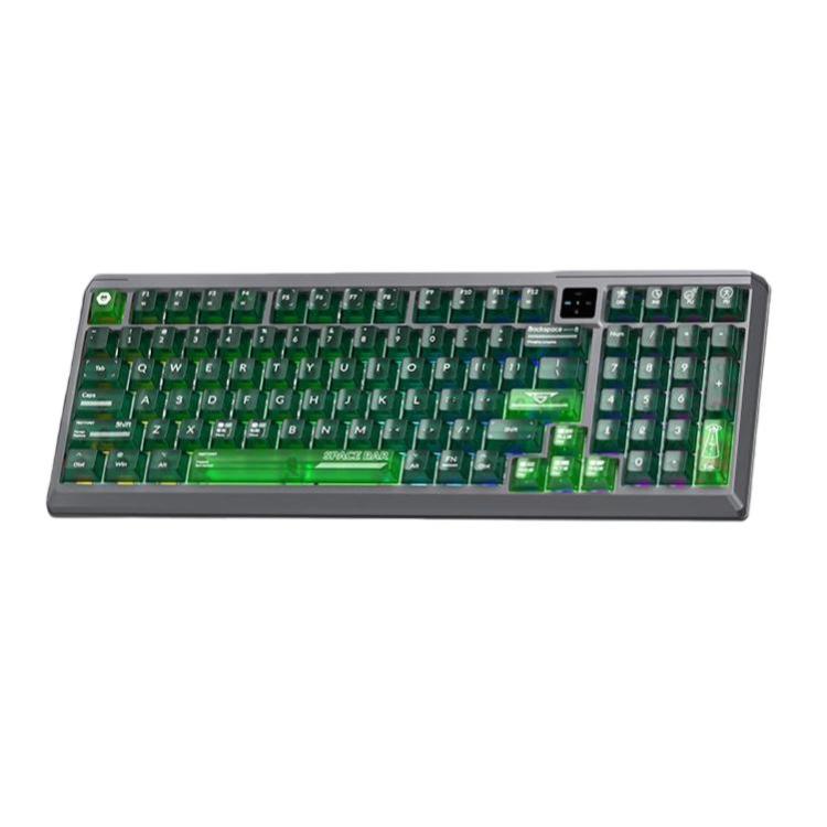 LANGTU T98 Bluetooth / Wireless / Wired Triple-Mode Mechanical Keyboard Hot-Swappable Full N-Key Rollover Gaming Keyboard, Nitro Player Blue Switch 5000mAh, Nitro Player Red Switch 5000mAh, Nitro Player Starfall Switch 10000mAh                         ...