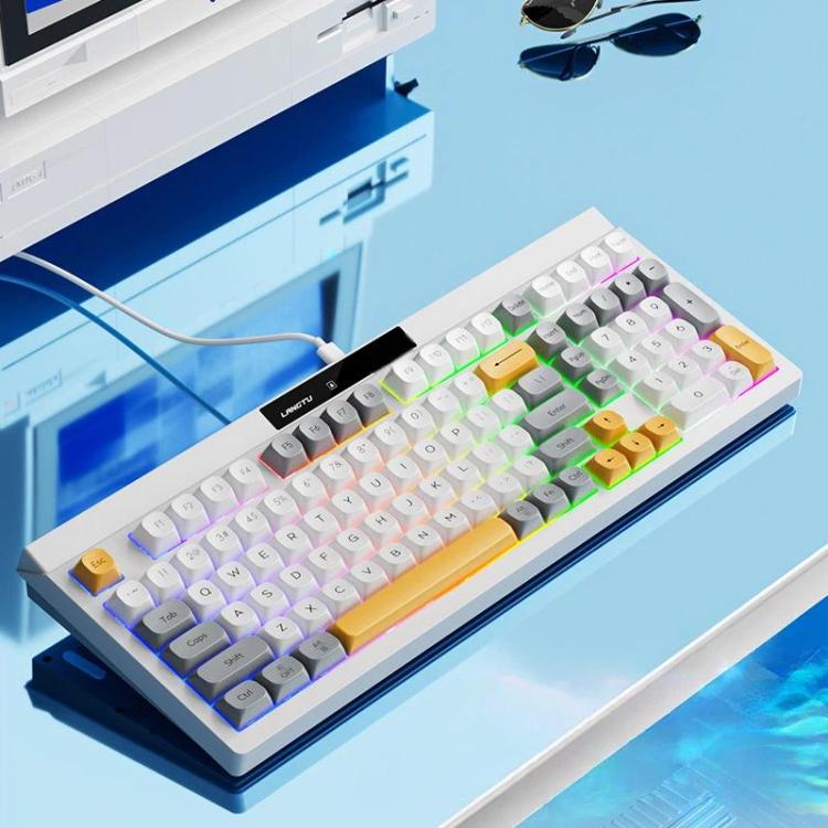 LANGTU L102 Mechanical 1.5m Wired Gaming Keyboard With RGB Light