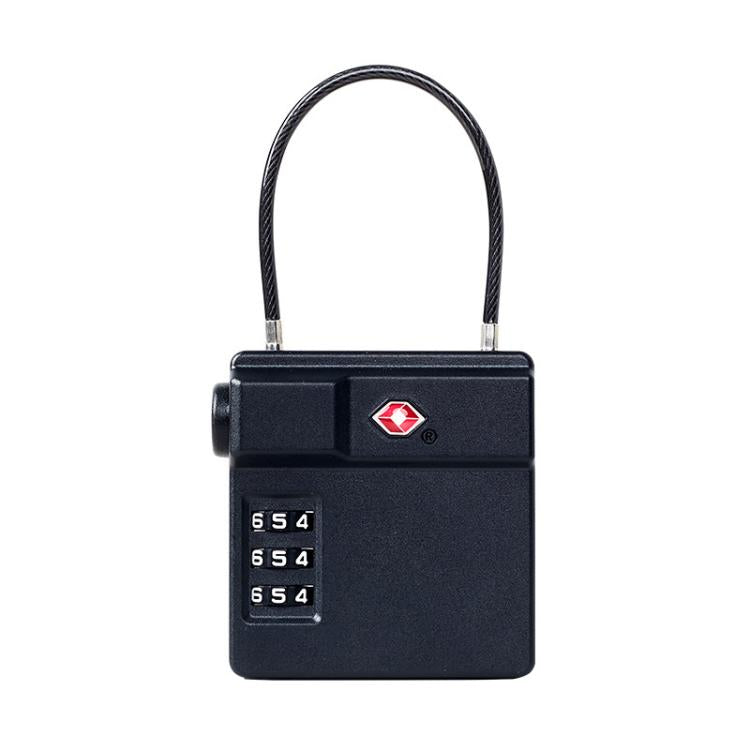Lucchetto per bagagli con combinazione TSA, compatibile con AirTag., Without Locator, With Locator