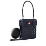 Lucchetto per bagagli con combinazione TSA, compatibile con AirTag., Without Locator, With Locator