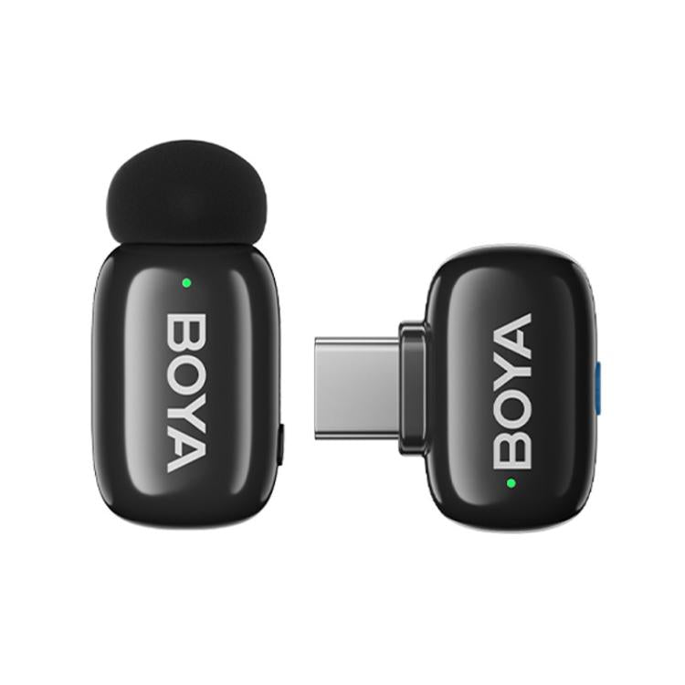 Microfono wireless BOYA mini con clip da bavero per smartphone