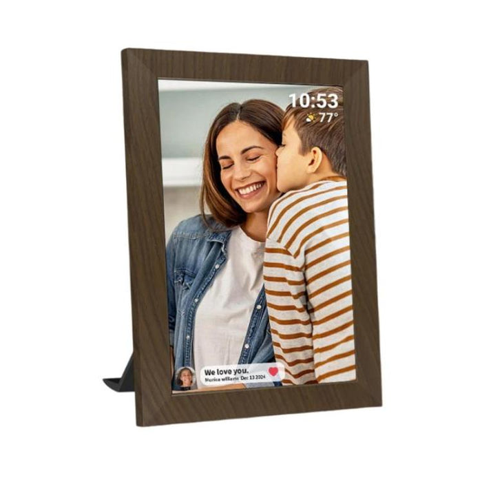 Cornice digitale intelligente MSR-F1004 da 10,1 pollici con Wi-Fi, rotazione automatica e schermo touch IPS HD., US Plug, EU Plug