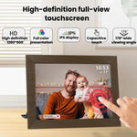 Cornice digitale intelligente MSR-F1004 da 10,1 pollici con Wi-Fi, rotazione automatica e schermo touch IPS HD., US Plug, EU Plug