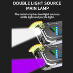 Torcia multifunzione EDC con magnete e cambio colore RGB