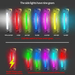 Torcia multifunzione EDC con magnete e cambio colore RGB