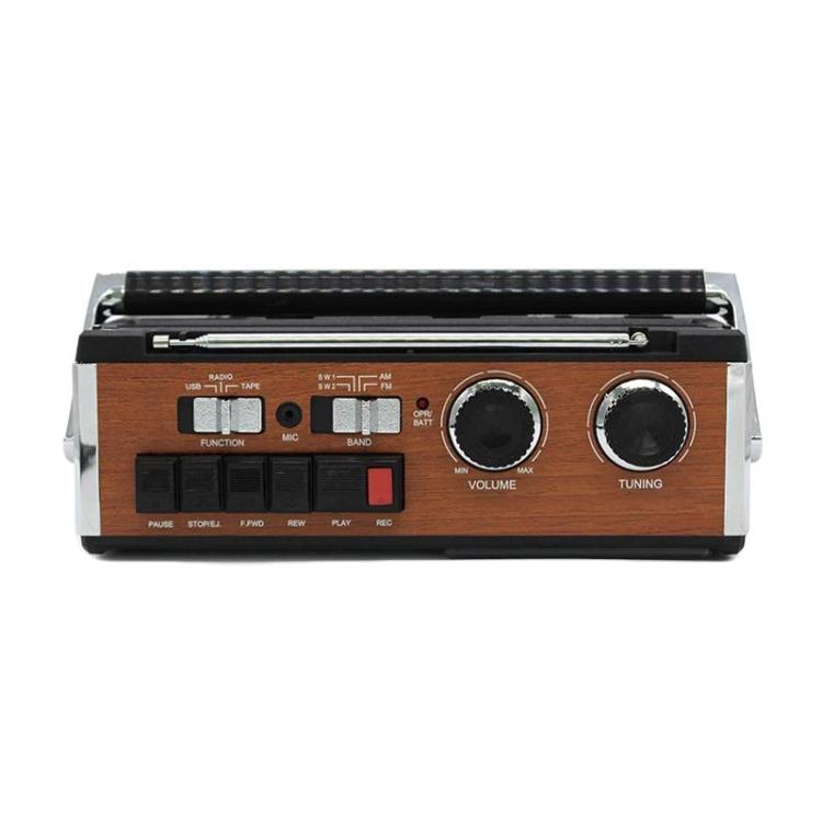 Radio portatile KNSTAR FP-319BT FM/AM/SW1-2 Bluetooth con lettore di cassette ad alto volume e scheda inseribile., EU