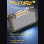 Lampada da campeggio pieghevole a 180° con luce multifunzione