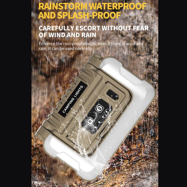 Lampada da campeggio pieghevole a 180 gradi, illuminazione multifunzionale, luce da lavoro