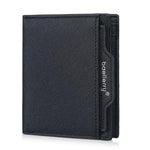 Portafoglio compatto da uomo Baellerry D3152, ideale per lavoro e tempo libero, con porta carte multiple.