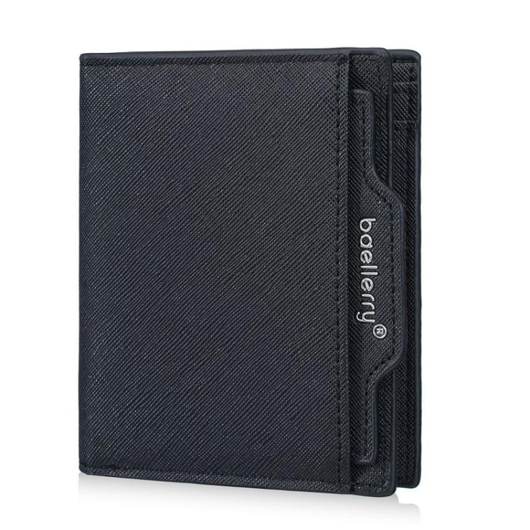 Portafoglio compatto da uomo Baellerry D3152, ideale per lavoro e tempo libero, con porta carte multiple.