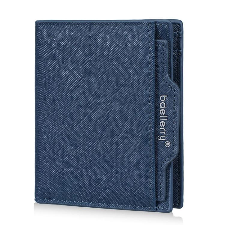 Portafoglio compatto da uomo Baellerry D3152, ideale per lavoro e tempo libero, con porta carte multiple.