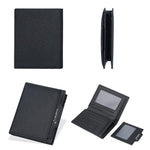 Portafoglio compatto da uomo Baellerry D3152, ideale per lavoro e tempo libero, con porta carte multiple.