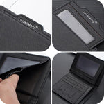 Portafoglio compatto da uomo Baellerry D3152, ideale per lavoro e tempo libero, con porta carte multiple.