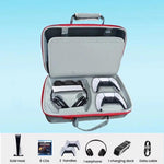 Custodia per PS5 Slim con scomparto accessori e cuffie