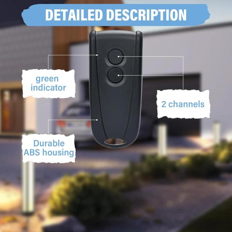 Telecomando wireless 2 pulsanti EcoStar RSE2 RSC2 433 MHz