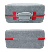 Custodia per console PS5 Pro e accessori con scomparto per cuffie, borsa portaoggetti a doppio strato