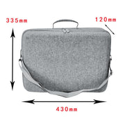 Custodia rigida impermeabile a strato singolo per PS5 Pro, borsa da viaggio con tracolla regolabile.