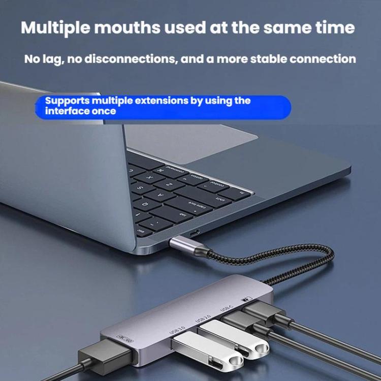 Docking Station Type-C 5 in 1 HDMI 4K 60Hz USB 3.0