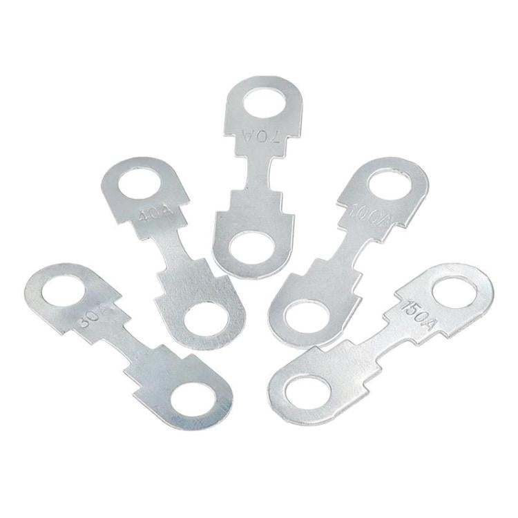 10 pezzi Fusibili a lama piatta per auto, fissaggio a bullone, fusibile batteria, 30A, 40A, 70A, 100A, 150A