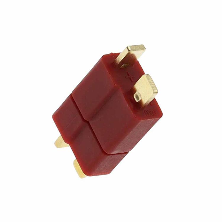 Set 5 connettori a T maschio e femmina placcati oro