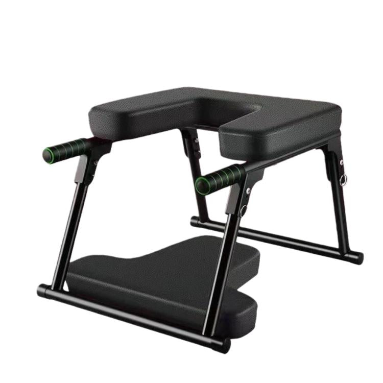Panca per inversione yoga pieghevole, supporto per sedia yoga per allenamento dell'equilibrio e rafforzamento del core, With T-shaped Cushion Black, With T-shaped Cushion Red, No Cushion Black, No Cushion Red