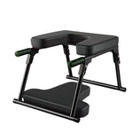 Panca per inversione yoga pieghevole, supporto per sedia yoga per allenamento dell'equilibrio e rafforzamento del core, With T-shaped Cushion Black, With T-shaped Cushion Red, No Cushion Black, No Cushion Red