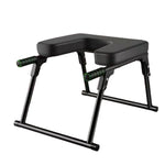 Panca per inversione yoga pieghevole, supporto per sedia yoga per allenamento dell'equilibrio e rafforzamento del core, With T-shaped Cushion Black, With T-shaped Cushion Red, No Cushion Black, No Cushion Red