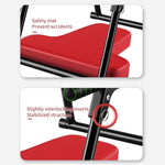 Panca per inversione yoga pieghevole, supporto per sedia yoga per allenamento dell'equilibrio e rafforzamento del core, With T-shaped Cushion Black, With T-shaped Cushion Red, No Cushion Black, No Cushion Red