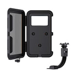 Supporto per telefono da bicicletta/moto completamente impermeabile e compatibile con touchscreen, con chiusura completa., Rearview Mirror Mount 6.7 inches, Handlebar Mount 6.7 inches, Rearview Mirror Mount 7.4 inches, Handlebar Mount 7.4 inches
