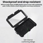 Supporto per telefono da bicicletta/moto completamente impermeabile e compatibile con touchscreen, con chiusura completa., Rearview Mirror Mount 6.7 inches, Handlebar Mount 6.7 inches, Rearview Mirror Mount 7.4 inches, Handlebar Mount 7.4 inches