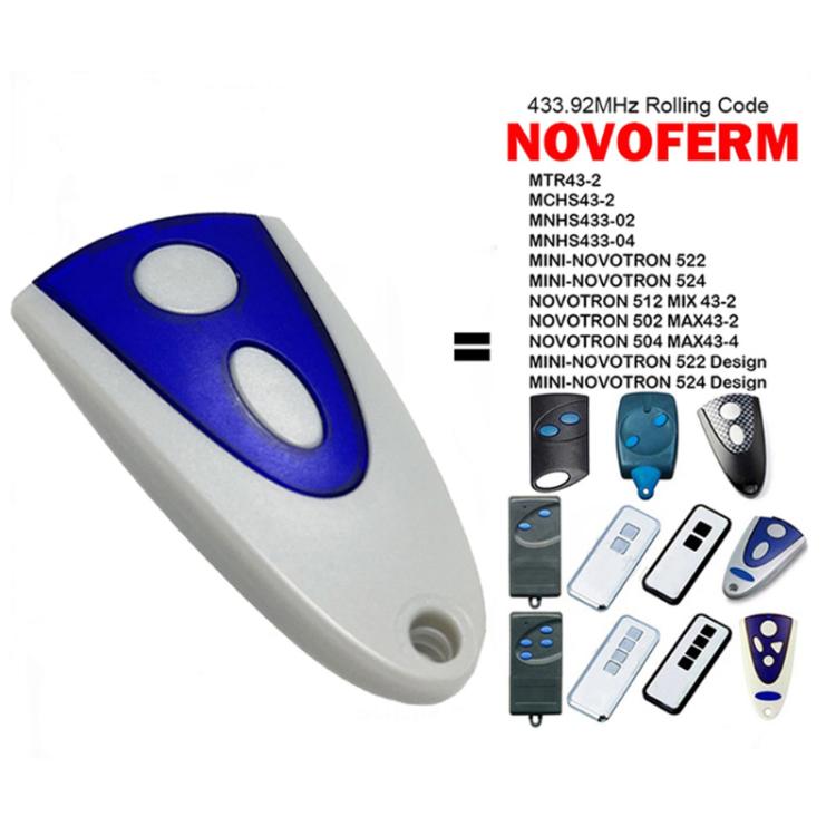 Per telecomandi per porte da garage Novoferm 502 / 504 / 522 / 524 433,92 MHz