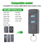 Telecomando wireless copia HORMANN 868MHz 2 tasti