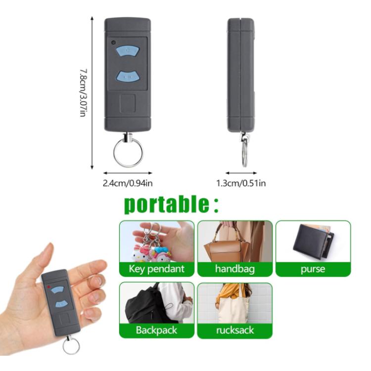 Telecomando wireless per porta da garage HORMANN HSE2 / HSE4 868MHZ (copia)., 2-Button 868MHZ