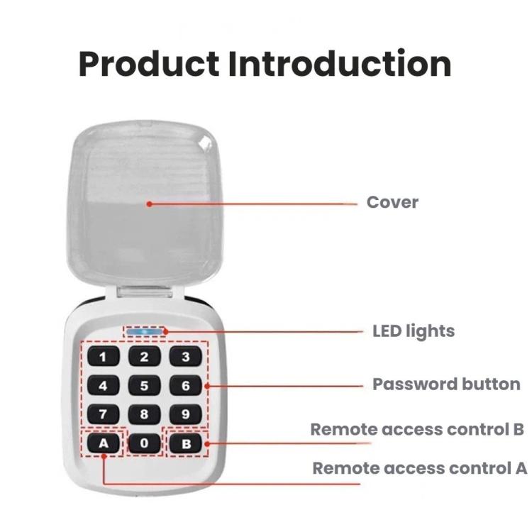 Duplicatore universale wireless per telecomandi serrature a rullo