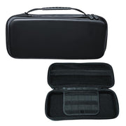 Custodia protettiva rigida in pelle PU per Steam Deck OLED, borsa portatile con 10 scomparti per schede di gioco.