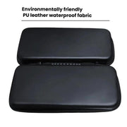 Custodia protettiva rigida in pelle PU per Steam Deck OLED, borsa portatile con 10 scomparti per schede di gioco.